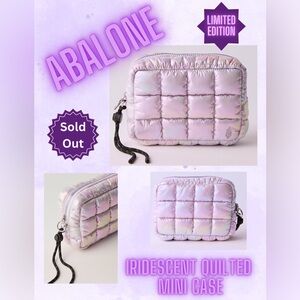 FP Movement x Free People Ltd. Ed. Iridescent Quilted Mini Case in Abalone